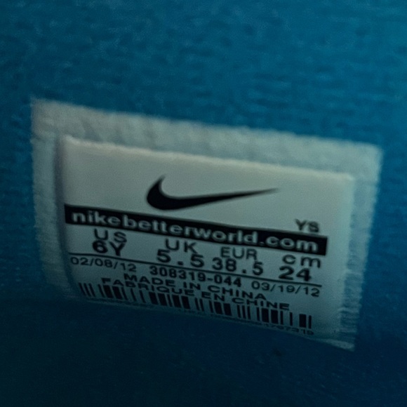 NIKE DUNK HIGH BLUE VOLT FIRE BERRY 308319-044 - Picture 3 of 6